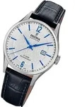 Festina Herren Uhr Swiss Made F20007/2 Leder Armband-Uhr schwarz UF20007/2 - Schwarz