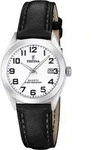 Festina Damen Uhr Klassik F20447/1 Leder Analog Armband-Uhr schwarz UF20447/1 -