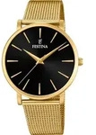 Festina Damen Uhr Ladies Classic F20476/2 Edelstahl Armband-Uhr gold UF20476/2 - Gold