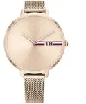 Tommy Hilfiger 1782158 Damen-Armbanduhr, Edelstahl-Geh&auml;use, Metall-Armband - Gold