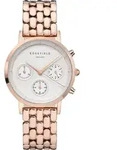 Rosefield Damen Uhr NWG-N91 The Gabby Wei&szlig; Ros&eacute;gold - Wei&szlig;/Beige
