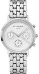 Rosefield NWG-N92 Damen-Armbanduhr, Edelstahl-Geh&auml;use, Metall-Armband - Silber