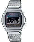 Casio Damen Armbanduhr A1000M-1BEF Vintage digital - Silber