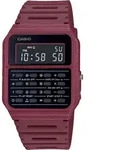 Casio Vintage Armbanduhr Taschenrechner-Uhr CA-53WF-4BEF rot - Rot/Schwarz