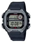 Casio Collection DW-291H-1AVEF Herren Uhr Quarz Schwarz Grau Digital - Schwarz