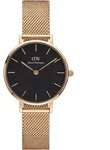 Daniel Wellington Petite 36 Damenuhr - Gold/Schwarz