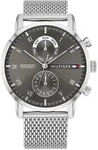Tommy Hilfiger DRESSED UP 1710402 Herrenarmbanduhr - Silber