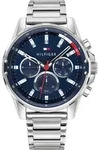 Tommy Hilfiger Analoguhren f&uuml;r M&auml;nner Beleldis silber Universal - Silber