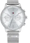 Tommy Hilfiger BLAKE 1782301 Damenarmbanduhr - Silber/Wei&szlig;