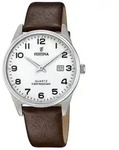 Festina Herren Uhr Klassik F20512/1 Leder Armbanduhr dunkelbraun UF20512/1 -