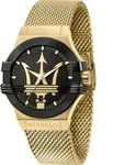 Maserati R8853108006 Potenza Herrenuhr 42mm 10ATM - Gold