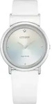 Citizen EG7070-14A Damen-Armbanduhr, Titan-Geh&auml;use, Solarbetrieb - Silber/Wei&szlig;