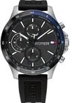 Tommy Hilfiger BANK 1791724 Herrenarmbanduhr - Schwarz/Dunkelblau