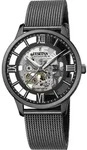 Festina Herren Uhr Elegant Edelstahl Armbanduhr schwarz UF20535/1 - Schwarz