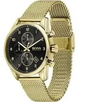 Hugo Boss 1513838 Skymaster chrono 44mm 5ATM - Gold/Schwarz