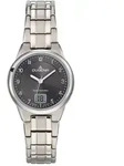 Dugena Damen Uhr 4460836 Funk Titan mit Datumsanzeige - Silber