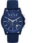 Chronograph Armani Exchange Blau Kollektion Outerbanks - mann