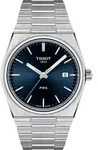 Tissot PRX Quartz 40mm Blue Dial Stainless Steel Watch T137.410.11.041.00 - Silber