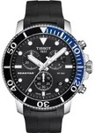 Herrenuhr Tissot Seastar 1000 Quarz Chronograph 120.417.17.051.02, Schwarz
