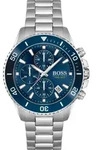 Boss Admiral 1513907 Herrenarmbanduhr - Blau/Silber