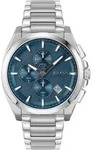 Herrenuhr Hugo Boss Grandmaster 1513884, Edelstahl, Chronograph, Silber - Silber