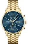 Boss ASSOCIATE 1513841 Herrenchronograph - Gold/Blau