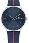 Tommy Hilfiger Hendrix Herrenuhr - Silber/Dunkelblau/Rot
