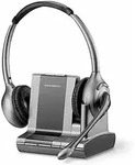 Plantronics WO350 Savi Office DECT Stereo Headset 81802-03 - Silber