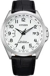 Citizen Uhr CB0250-17A Eco-Drive Funk-Solaruhr f&uuml;r Herren mit Lederband - Silber