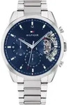 Tommy Hilfiger BAKER 1710448 Herrenarmbanduhr - Silber/Dunkelblau