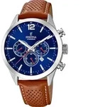 Festina Herren Uhr Fashion Leder Armbanduhr braun UF20542/3 - Braun