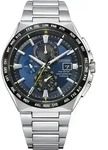 Citizen AT8234-85L Eco-Drive Solar Funkuhr f&uuml;r Herren Titan Blau - Blau
