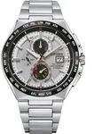Citizen Uhr AT8234-85A Eco-Drive Solar Funkuhr f&uuml;r Herren Titan - Silber