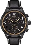 Tissot Herren-Armbanduhr Chrono XL Vintage 316L Edelstahlgeh&auml;use mit schwarzer