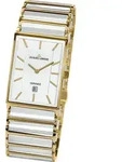 Jacques Lemans 1-1593.1F York Keramik Damenuhr 32mm 5ATM