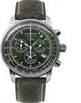 Zeppelin 8680-4 Herren-Alarm-Chronograph 100 Jahre Zeppelin - Gr&uuml;n