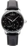 ZEPPELIN 8662-2 Uhr Herrenuhr Lederarmband schwarz - Schwarz