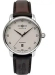ZEPPELIN 8652-5 Uhr Herrenuhr Lederarmband Datum braun - Silber