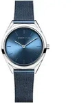 Bering Damen Uhr Armbanduhr Slim Classic - 17031-307 Edelstahl - Blau