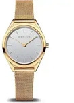 Bering Damen Uhr Armbanduhr Slim Classic - 17031-334 Edelstahl - Gold
