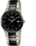 Boccia Herren Armbanduhr 3639-01 Ceramic schwarz Titan - Grau