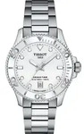 Tissot Seastar 1000 Quarz, wei&szlig;es Zifferblatt, 36 mm, Edelstahl - Wei&szlig;