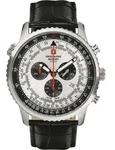 Swiss Alpine Military Spirit Chrono SAM7078.9538 Herrenuhr Spirit Chrono - Silber