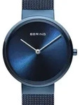 Bering Damenuhr Classic Collection - Blau
