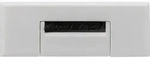 Schellenberg Rolladen-Gurtf&uuml;hrung DUO, Mini/Maxi, eckig, wei&szlig;, 15203 - Wei&szlig;