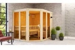 Karibu Sauna Innensauna Ainur 3 Eckeinstieg Ofen 9 KW externe Strg easy 231x196x198
