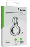 1x2 Belkin Schl&uuml;sselanh&auml;nger f&uuml;r Apple AirTag, sw/ws MSC002btH35 - Schwarz
