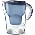 BRITA Wasserfilter Marella im Vorratspack mit 1 x Maxtra Kartuschen, Farbe Blau -