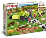 CRAZE Adventskalender f&uuml;r Kinder: CLAAS Spielzeug mit Traktor und Figuren