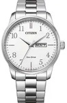 Herrenuhr CITIZEN BM8550-81AC aus klassischem Edelstahl f&uuml;r Paare - Silber